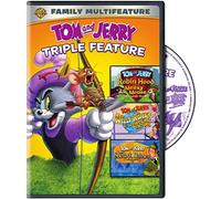 Tom y Jerry Triple Feature – Sherlock Holmes / Willy Wonka / Robin Hood – DVD – Warner Bros.