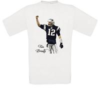 Tom Brady - Camiseta Blanco L