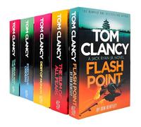 Tom Clancy Flash Point, The Sum of All Fears, Debt of Honor, Executive Orders & The Bear and The Dragon by Don Bentley & Tom Clancy 5 Books Collection Set