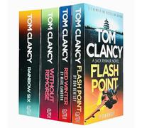 Tom Clancy Series 4 Books Collection Set de Don Bentley, Marc Cameron y Tom Clancy (Flash Point, Red Winter, Sin Remordimientos, Rainbow Six)