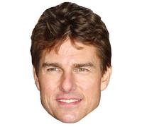 Tom Cruise Mascaras de personajes famosos, caras de carton
