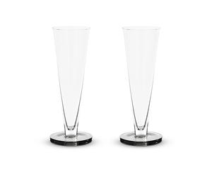 Tom Dixon 2 Copas de champagne Puck 12.5 cl Transparente