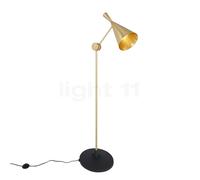 Tom Dixon Beat, lámpara de pie LED, latón