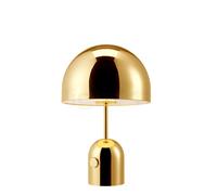 Tom Dixon Bell, lámpara de sobremesa LED, dorado