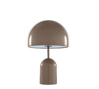Tom Dixon Bell, lámpara de sobremesa LED, gris pardo