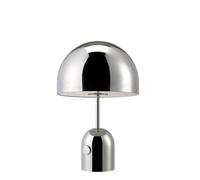 Tom Dixon Bell, lámpara de sobremesa LED, plateado
