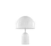 Tom Dixon Bell, lámpara recargable LED, blanco