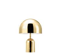 Tom Dixon Bell, lámpara recargable LED, dorado