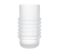 Tom Dixon Jarrón Press Large Escarchado