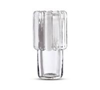 Tom Dixon Jarrón Press Medium Transparente