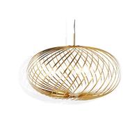Tom Dixon Lámpara colgante Spring LED latón Mediano