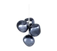 Tom Dixon Lámpara de araña Melt Chandelier mini LED 63.4 cm Humo
