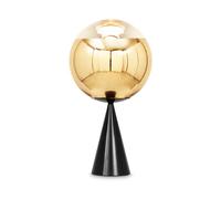Tom Dixon Lámpara de mesa Mirror Ball fat LED 46.5 cm Plateado-plateado