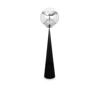 Tom Dixon Lámpara de pie Mirror Ball fat LED 175.5 cm Plateado-plateado