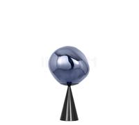 Tom Dixon Melt Cone Fat, lámpara de sobremesa LED, negro/ahumado , artículo en fin de serie