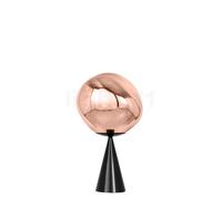 Tom Dixon Melt Cone Fat, lámpara de sobremesa LED, negro/cobre , artículo en fin de serie