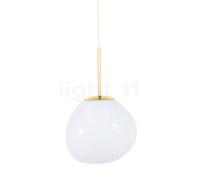 Tom Dixon Melt, lámpara de suspensión, opalino/dorado - 28 cm