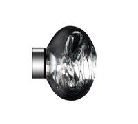 Tom Dixon Melt Wand- & lámpara de techo LED, plateado - 30 cm