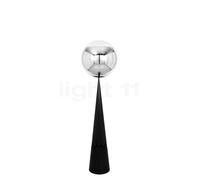 Tom Dixon Mirror Ball, lámpara de pie LED, plateado