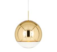 Tom Dixon Mirror Ball, lámpara de suspensión, dorado - ø40 cm