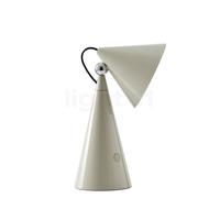 Tom Dixon Pose, lámpara recargable LED, gris masilla