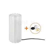 Tom Dixon Press, lámpara de sobremesa LED, blanco