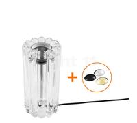 Tom Dixon Press, lámpara de sobremesa LED, transparente