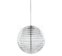 Tom Dixon Press Sphere, lámpara de suspensión LED, transparente - 2.700 K - ø30 cm