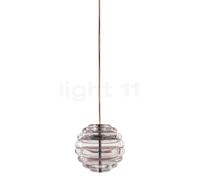 Tom Dixon Press Sphere, lámpara de suspensión LED, transparente - ø14,5 cm