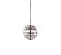 Tom Dixon Press Sphere, lámpara de suspensión LED, transparente - 2.700 K - ø14,5 cm