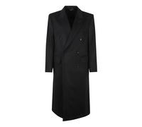 Tom Ford - Abrigo Cruzado de Cachemira - Coats - Hombre - Negro - L -