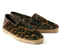 Tom Ford Barnes Leopardo Pr Pelo de Ternero Alpargatas Zapatos Diapositivas