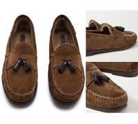TOM FORD Berwick Zapatillas De Suede De Piel De Oveja Con Borlas 43