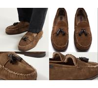 TOM FORD Berwick Zapatillas De Suede De Piel De Oveja Con Borlas 45