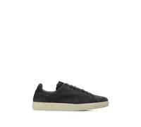 Tom Ford - Black Calf Leather Cotton Flat Shoes - Shoes - Hombre - Negro - 43 EU -
