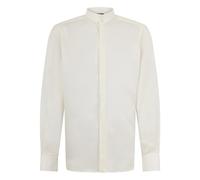 Tom Ford - Camisa de Noche Slim Fit de Seda Twill con Puntos Perforados - Shirts - Hombre - Blanco - L -