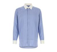 Tom Ford - Camisa de Seda Bordada - Shirts - Hombre - Azul - L -
