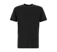 Tom Ford - Camiseta de Algodón Lyocell con Cuello Redondo - Tops - Hombre - Negro - L -