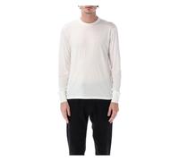 Tom Ford - Camiseta de cuello redondo de algodón y lyocell - Tops - Hombre - Blanco - L -
