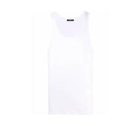 Tom Ford - Camiseta sin Mangas Blanca de Mezcla de Algodón - Tops - Hombre - Blanco - 2XL -
