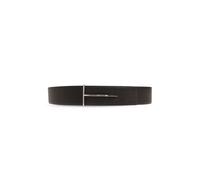 Tom Ford - Cinturón Fino T Reversible de Piel Graneada - Accessories - Hombre - Negro - 85 CM -