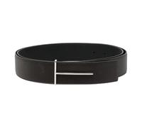 Tom Ford - Cinturón Slim T Reversible de Cuero Graneado - Accessories - Hombre - Marrón - 90 CM -
