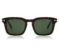 TOM FORD Hombre TOM FORD FT0751 DAX 52N Gafas de sol Acetato la Habana Verde Cuadrada Normal