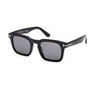 TOM FORD Hombre FT0751 DAX 01D Gafas de sol Acetato Negro Fumar Cuadrada Polarizado