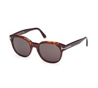 TOM FORD Hombre FT1180 MERT 52A Gafas de sol Acetato Redonda Normal