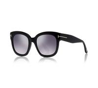 TOM FORD EYEWEAR Gafas de sol para mujer BEATRIX FT0613 01C-SHINY BLACK/SMOKE MIRROR