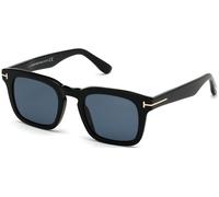 Tom Ford FT0751 DAX C50 01V - Shiny Black / Shiny Black