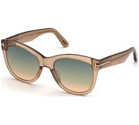 Tom Ford FT0870 WALLACE C54 45P - Marrón claro brillante / Marrón claro brillante