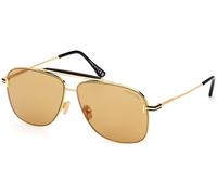 Tom Ford FT1017 JADEN C60 30E - Shiny Deep Gold / Shiny Deep Gold