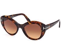 Tom Ford FT1084 GUINEVERE C52 52F - Dark Havana / Dark Havana